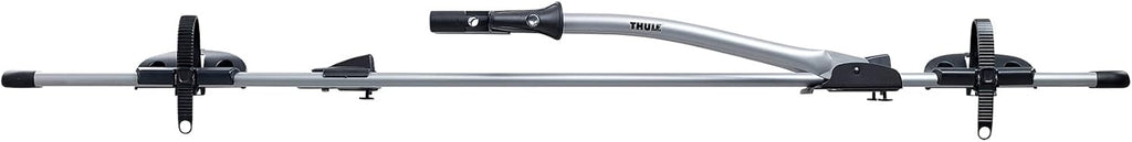 Thule EuroWay G2 Dachfahrradhalter, Rahmenhalterung, 80mm, Schnellspanner, abschließbar, Silber