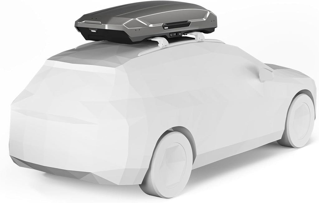 Thule Motion 3 XL 639801 Dachbox, 500L, PowerClick, SlideLock, 215x89x43 cm, Titan Glossy