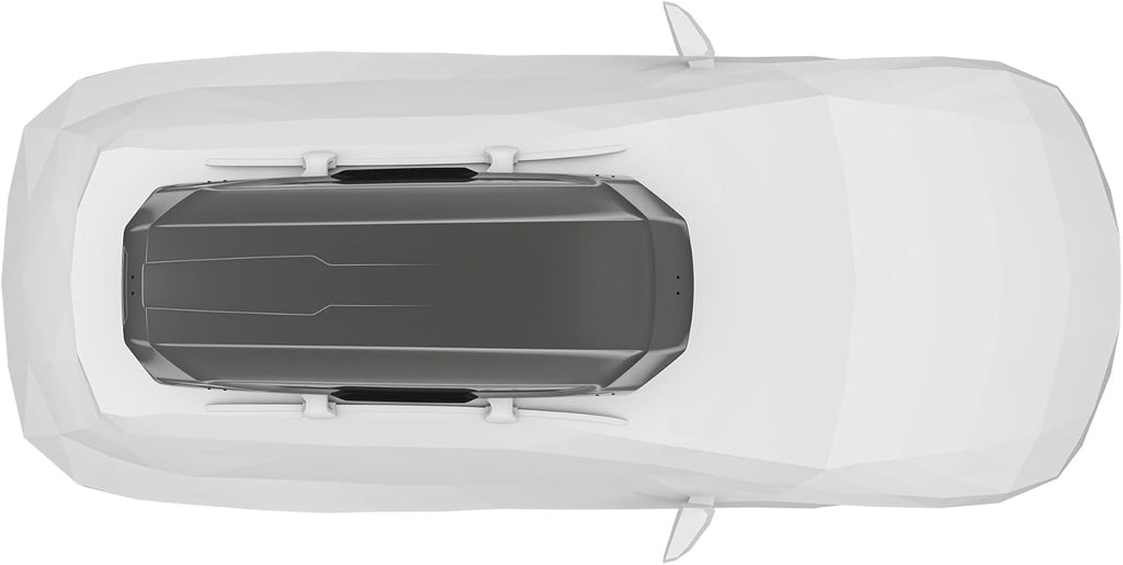 Thule Motion 3 XL 639801 Dachbox, 500L, PowerClick, SlideLock, 215x89x43 cm, Titan Glossy