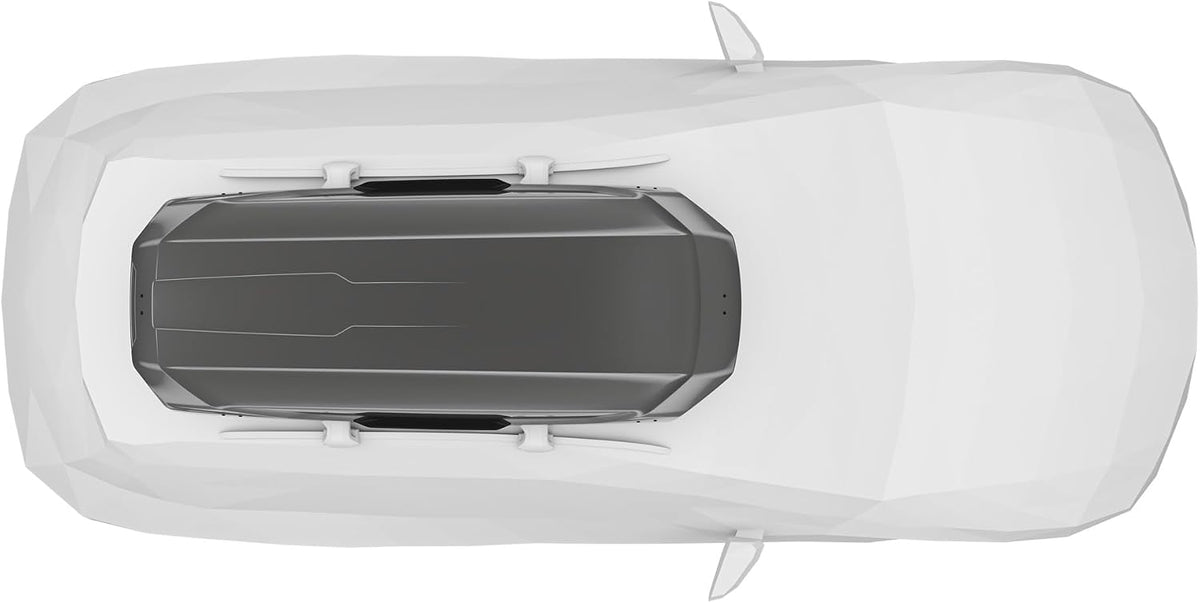 Thule Motion 3 XL 639801 Dachbox, 500L, PowerClick, SlideLock, 215x89x43 cm, Titan Glossy