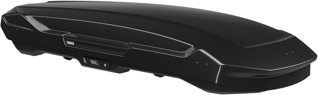 Thule Motion 3 XL Low 639401 Dachbox, 400L, PowerClick, SlideLock, 216x89x36 cm, Titan Glossy