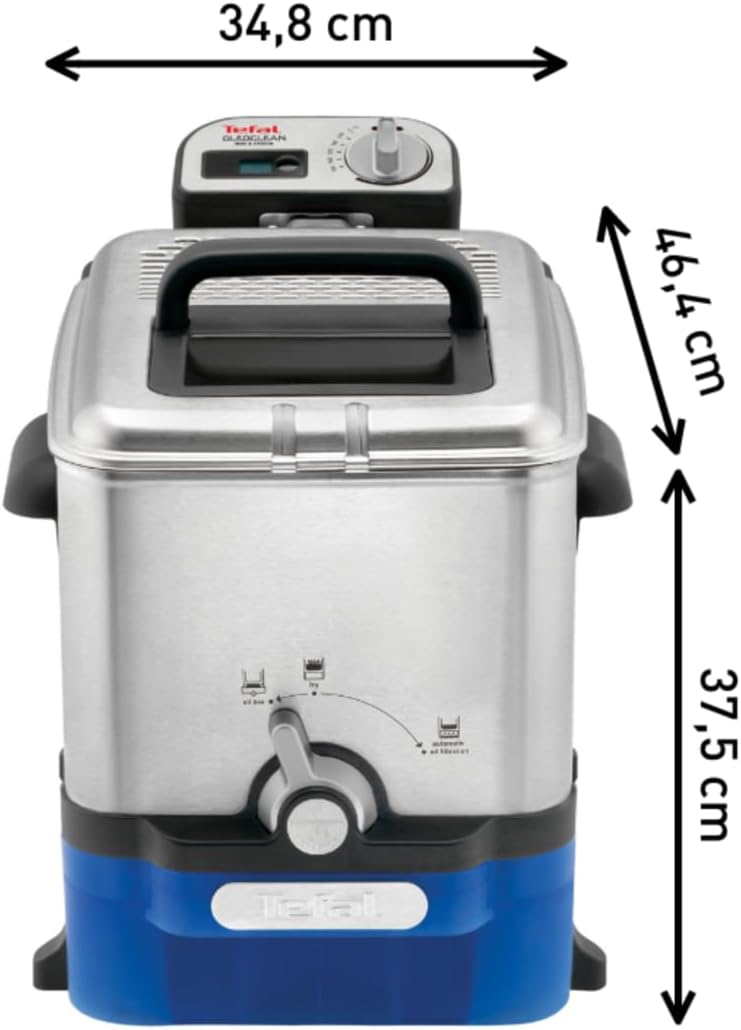 Tefal - Oleoclean - Friteuse semi-professionnelle compacte - 3,5 L - Inox