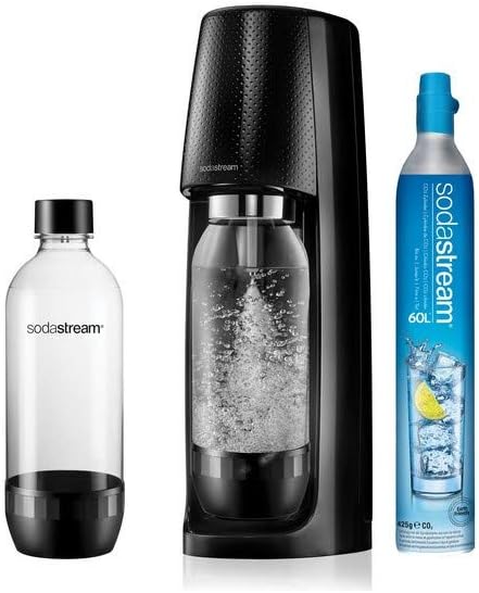 Sodastream wasserkarbonisierungsmaschine + 2 spülmaschinenflaschen spiritnlv