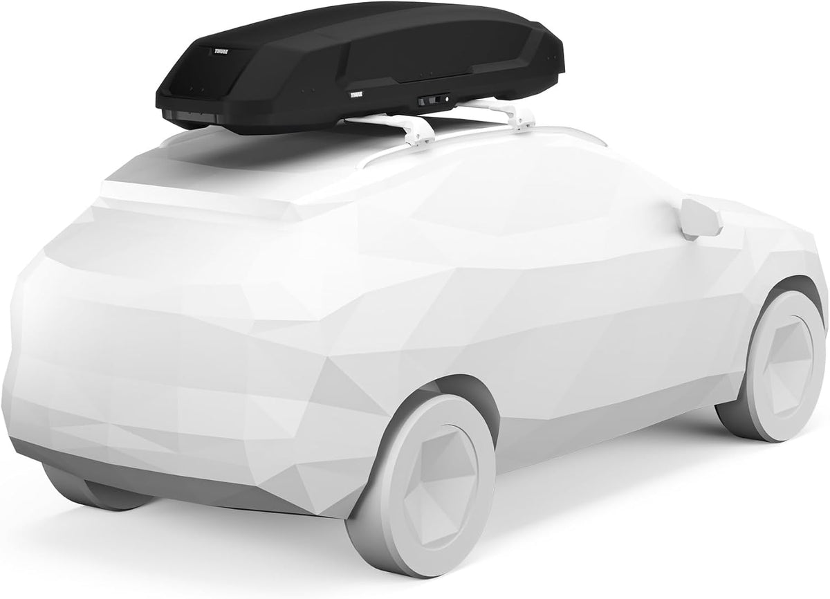 Thule Force 3 XXL Sport 645300 Dachbox, AeroSkin, PowerClick, SlideLock, 232x79x44cm, Schwarz Matt