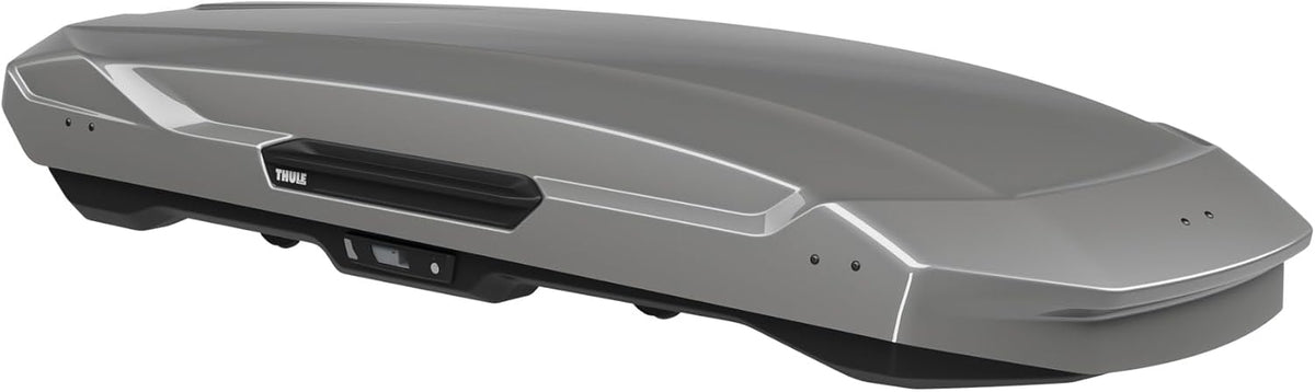 Thule Motion 3 XL Low 639401 Dachbox, 400L, PowerClick, SlideLock, 216x89x36 cm, Titan Glossy