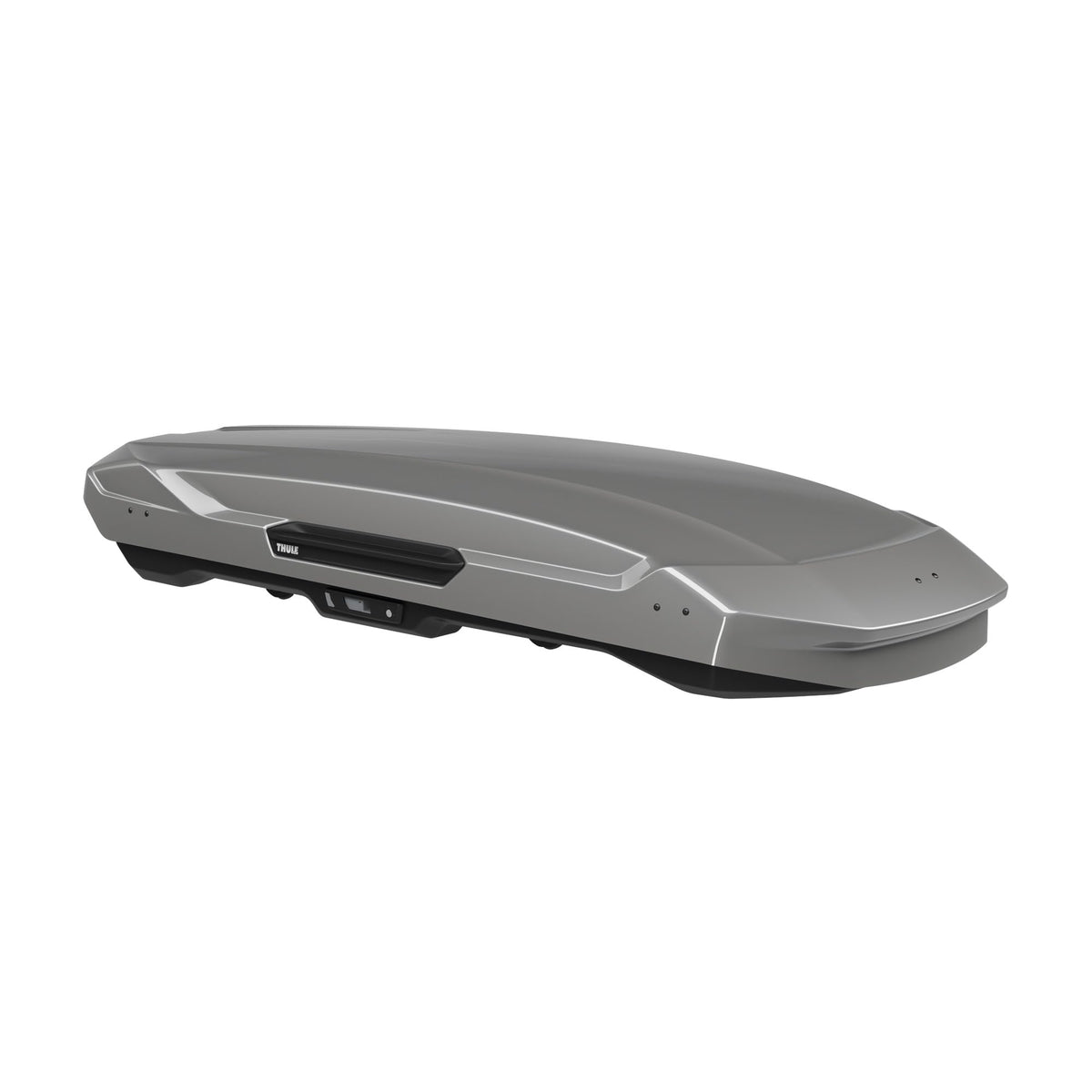 Thule Motion 3 XL Low 639400 Dachbox, 400L, PowerClick, SlideLock, 216x89x36 cm, Black Glossy