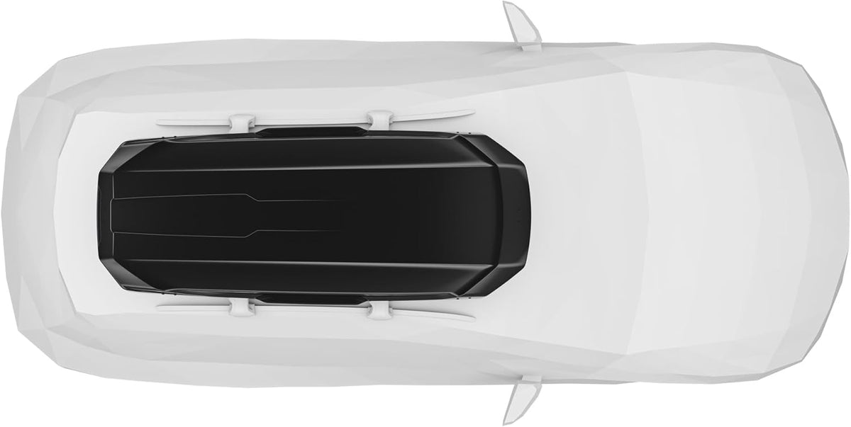 Thule Motion 3 XL Low 639400 Dachbox, 400L, PowerClick, SlideLock, 216x89x36 cm, Black Glossy