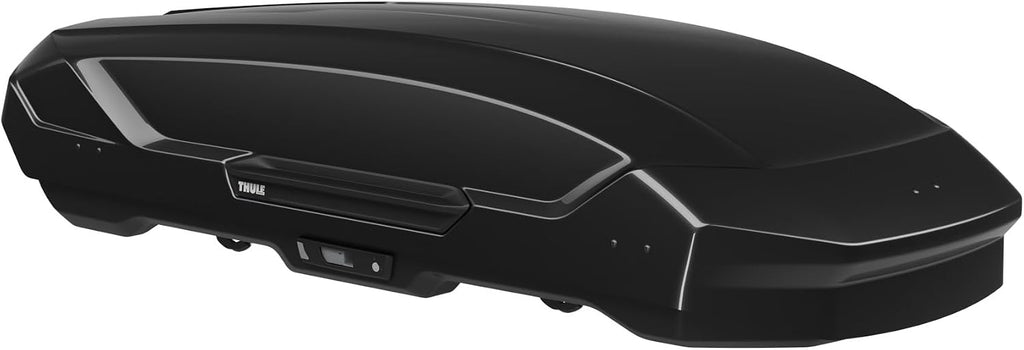 Thule Motion 3 XXL 639900 Dachbox, 600L, 75 kg, PowerClick, SlideLock, 232cm, Black Glossy