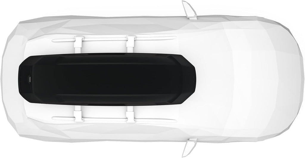 Thule Force 3 XXL Sport 645300 Dachbox, AeroSkin, PowerClick, SlideLock, 232x79x44cm, Schwarz Matt