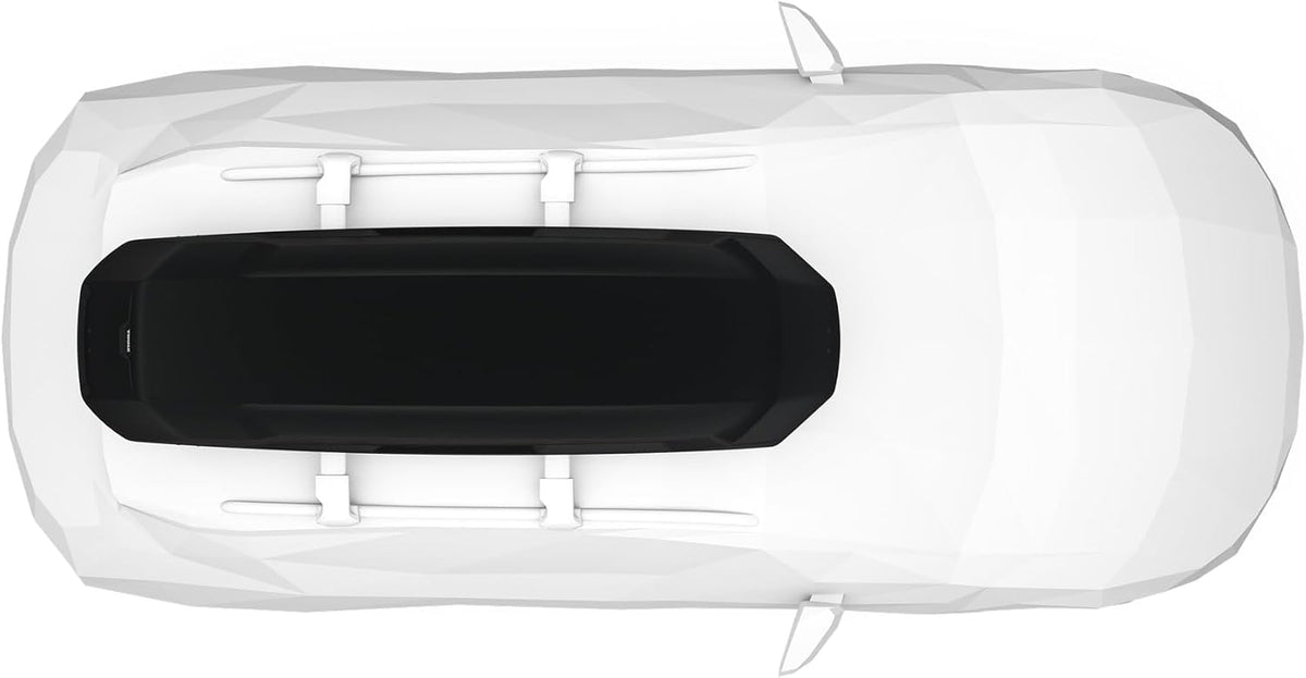 Thule Force 3 XXL Sport 645300 Dachbox, AeroSkin, PowerClick, SlideLock, 232x79x44cm, Schwarz Matt