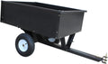 SECURA Trailer for lawn tractor 180 kg 96 × 78 × 32 cm Removable tailgate, tilting surface