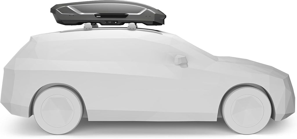 Thule Motion 3 L 639701 Dachbox, 450L, 75 kg, PowerClick, SlideLock, 194x87x42 cm, Titan Glossy