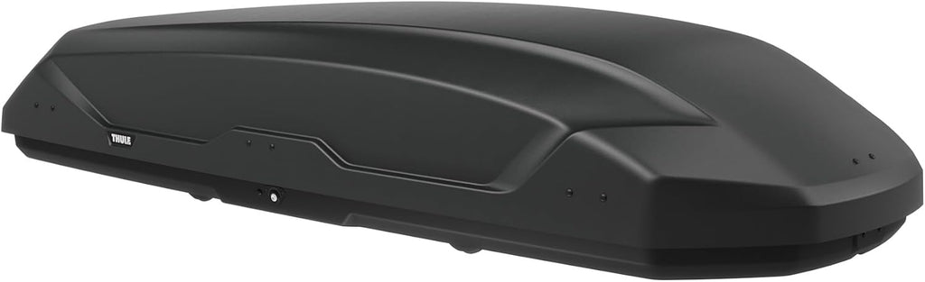 Thule Pulse 2 XL 610800 Dachbox, 500L, PowerClick, Beidseitig, 215x87x40 cm, Schwarz Matt