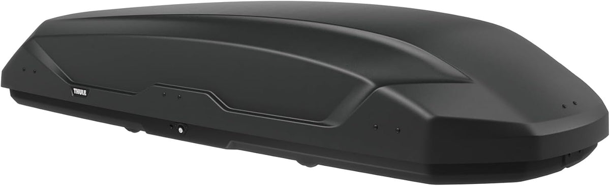 Thule Pulse 2 XL 610800 Dachbox, 500L, PowerClick, Beidseitig, 215x87x40 cm, Schwarz Matt