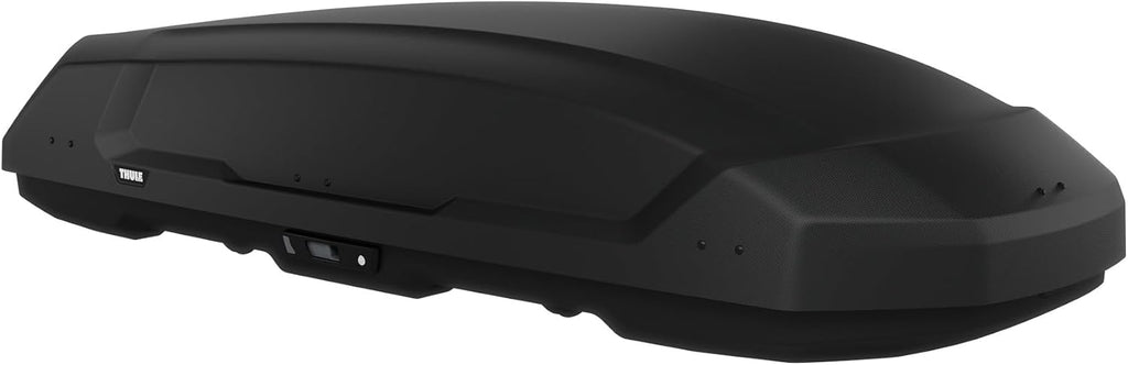 Thule Force 3 XL 645800 Dachbox, 500L, 75 kg, AeroSkin, PowerClick, SlideLock, Schwarz Matt
