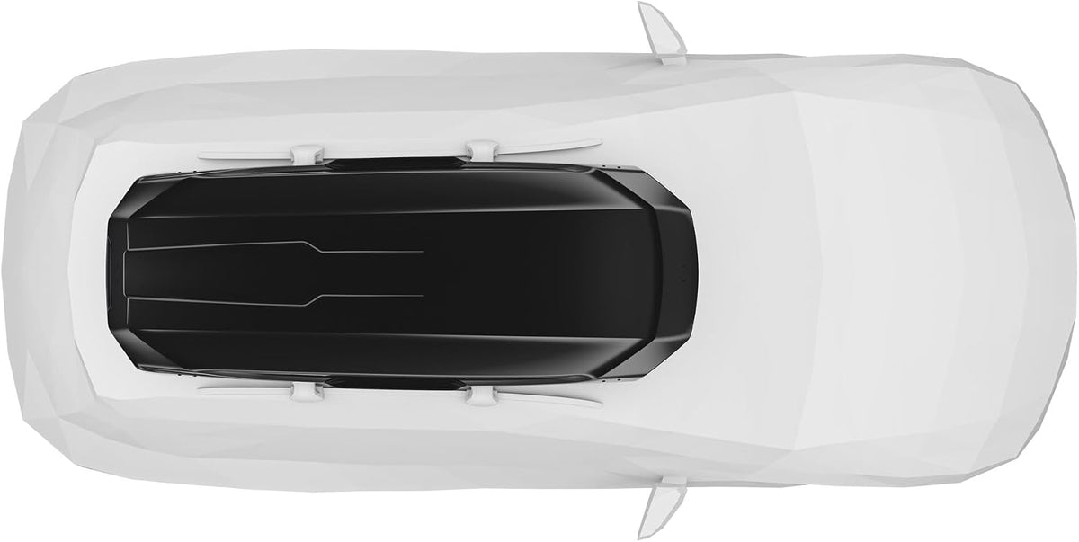 Thule Motion 3 XXL Low 639500 Dachbox, 500L, Niedrigprofil, PowerClick, SlideLock, Black Glossy