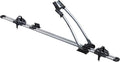 Thule EuroWay G2 Dachfahrradhalter, Rahmenhalterung, 80mm, Schnellspanner, abschließbar, Silber