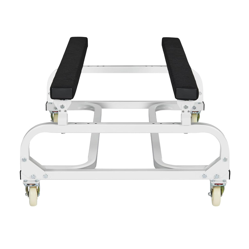 VEVOR Jet Ski Trolley, 454kg Capacity, Jet Ski Stand for Moving Boats, Heavy Duty Travel Cart, Adjustable Berth, 4 Casters, 2 Brakes, for Kayaks, Hovercraft