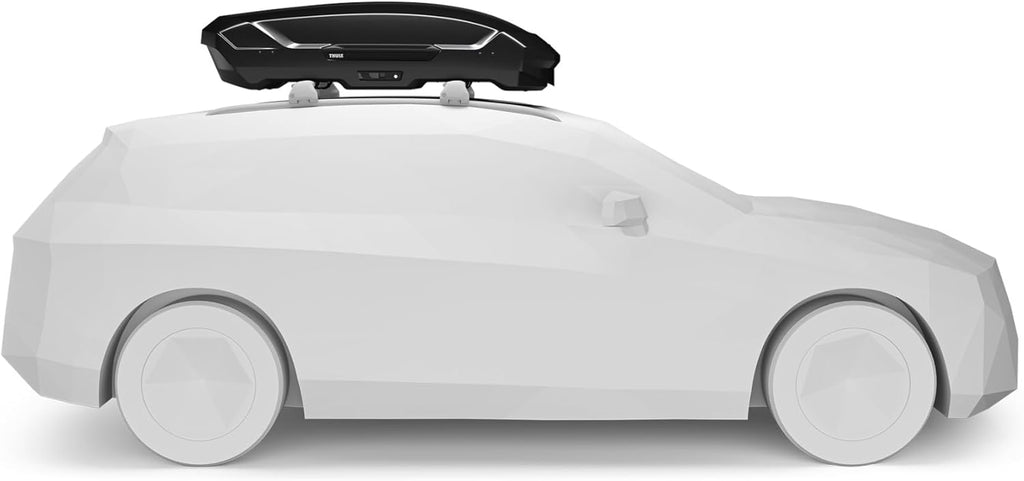 Thule Motion 3 M 639200 Dachbox, 400L, 75 kg, PowerClick, SlideLock, 175x84x44 cm, Black Glossy