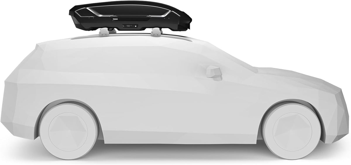 Thule Motion 3 M 639200 Dachbox, 400L, 75 kg, PowerClick, SlideLock, 175x84x44 cm, Black Glossy