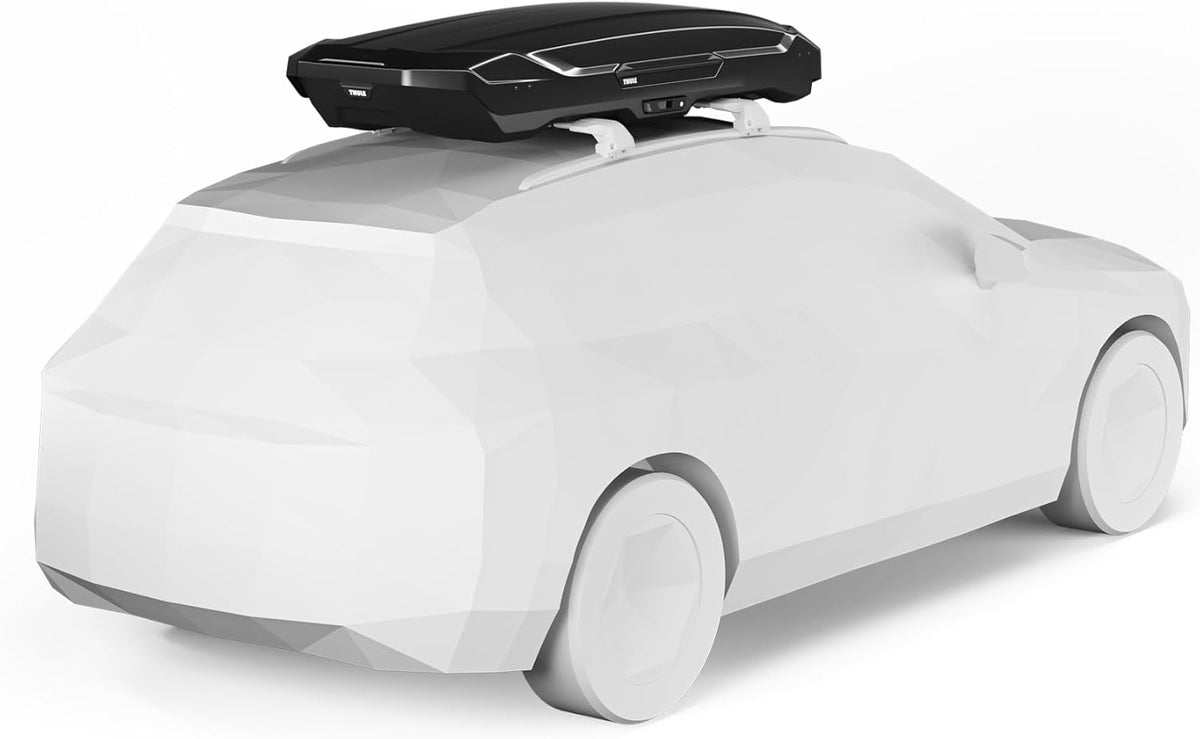 Thule Motion 3 XL Low 639400 Dachbox, 400L, PowerClick, SlideLock, 216x89x36 cm, Black Glossy