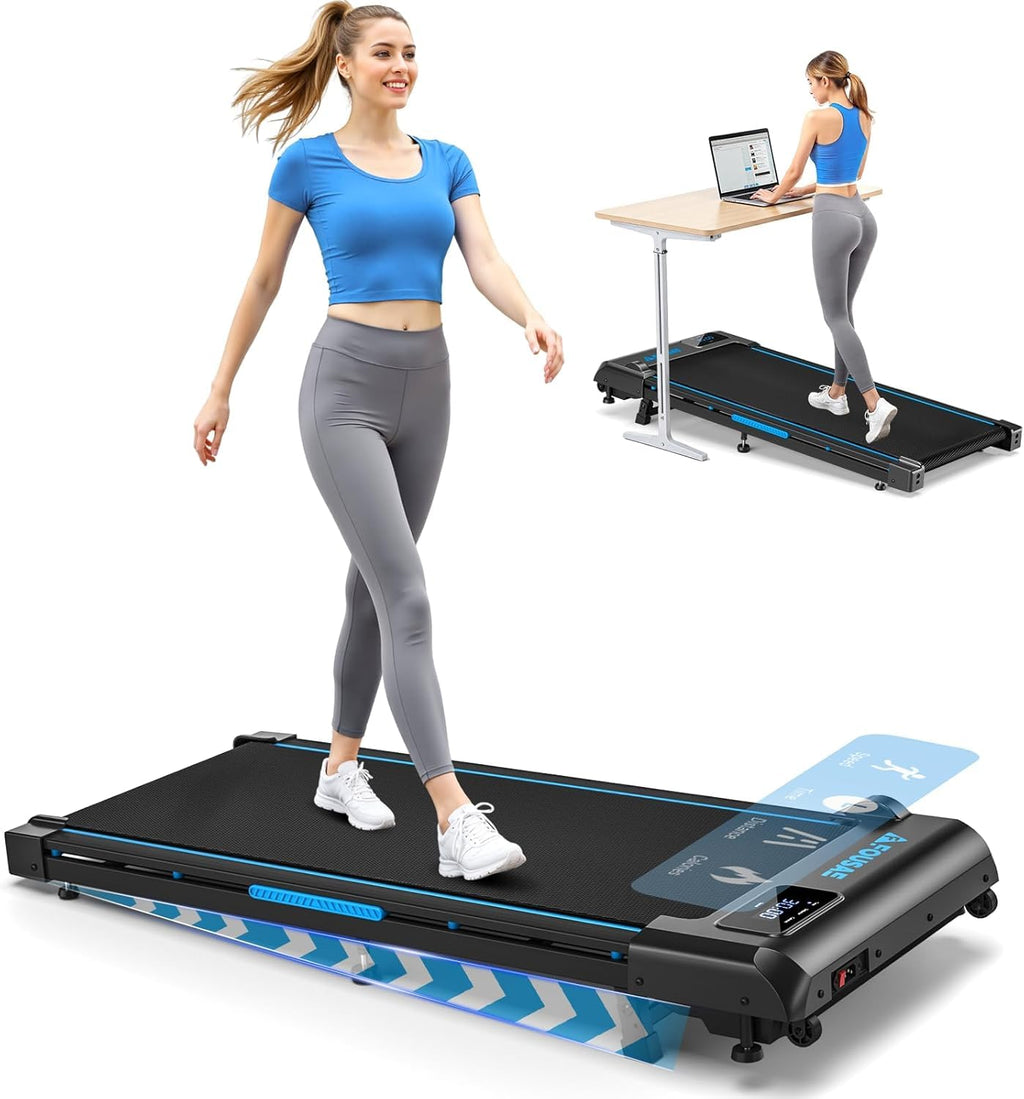 Walking Pad, 12 HIIT Programes Laufband für Zuhause mit 9% Steigung