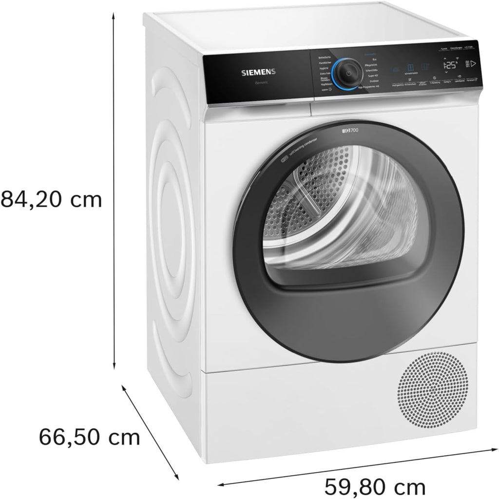 Siemens iQ700 Smarter Wärmepumpentrockner 9 kg selbstreinigend WQ46B2D0AM
