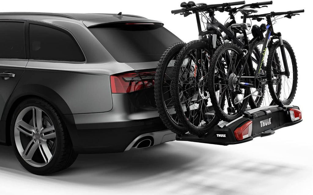 Thule VeloSpace XT 939000 Fahrradträger, 3 Fahrräder, 60 kg, Fatbike 4,7", AcuTight, Schwarz