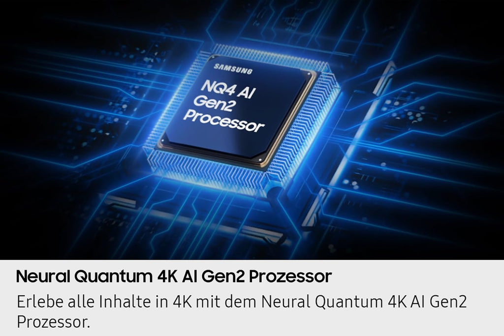 Samsung Neo QLED 4K QN85F 65 Zoll (163 cm) Mini LED Fernseher, Optimiert für Fussball, NQ4 AI Gen2 Prozessor, Quantum Matrix Plus, Dolby Atmos, Knox Security, Samsung Vision AI Smart TV