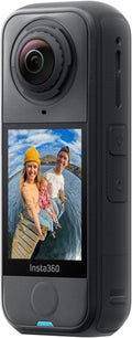 Insta360 X4 Air, 8K 360°-Kamera leichte, Unsichtbarer Selfie-Stick-Effekt, austauschbare Linsen, Erst aufnehmen & dann ausrichten, KI-gestützte App, FlowState-Stabilisierung, integr. Windschutz