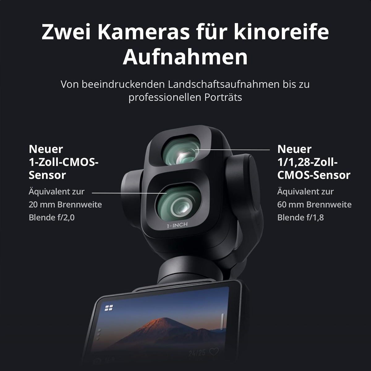 DJI Osmo Pocket 4P Vlog Combo Vlog Camera with Dual Lens, Cinematic 4K