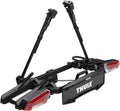 Thule OutPace 9012100 Fahrradträger, 2 Fahrräder, 50 kg, klappbar, Neigung, Anhängerkupplung, Schwarz