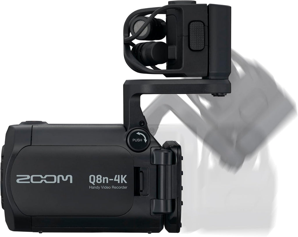 ZOOM Q8n-4k Video Handy Recorder, 4k UHD Camcorder mit 4-Spur Audio