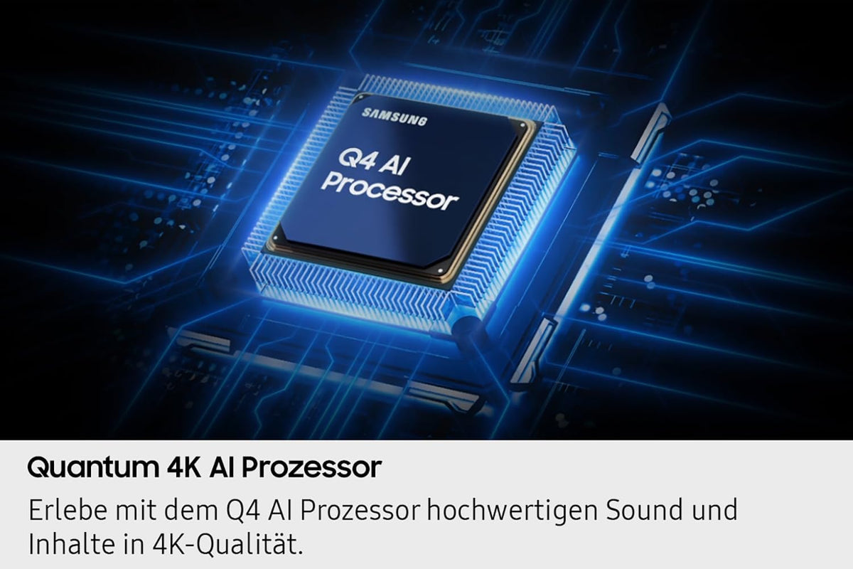 Samsung QLED Q7F2 4K 65 Zoll (163 cm) UHD, Q4 AI Prozessor, Quantum Dot, Upscaling, Knox Security, Gaming Hub, Smart TV, 2025