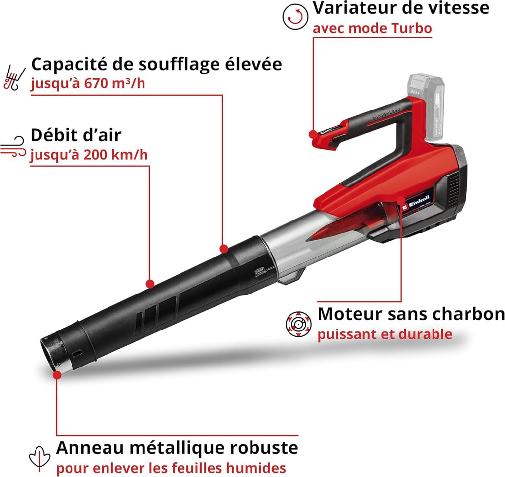 Einhell Cordless Leaf Blower GP-LB 18/200 Li E-Solo