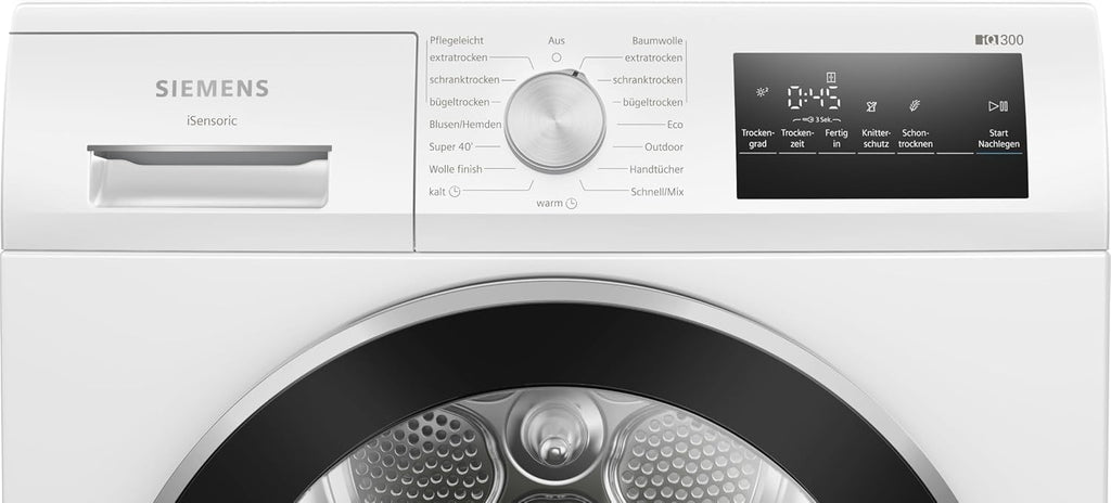 Siemens iQ300 Wärmepumpentrockner 8 kg autoDry WT45HV0EM
