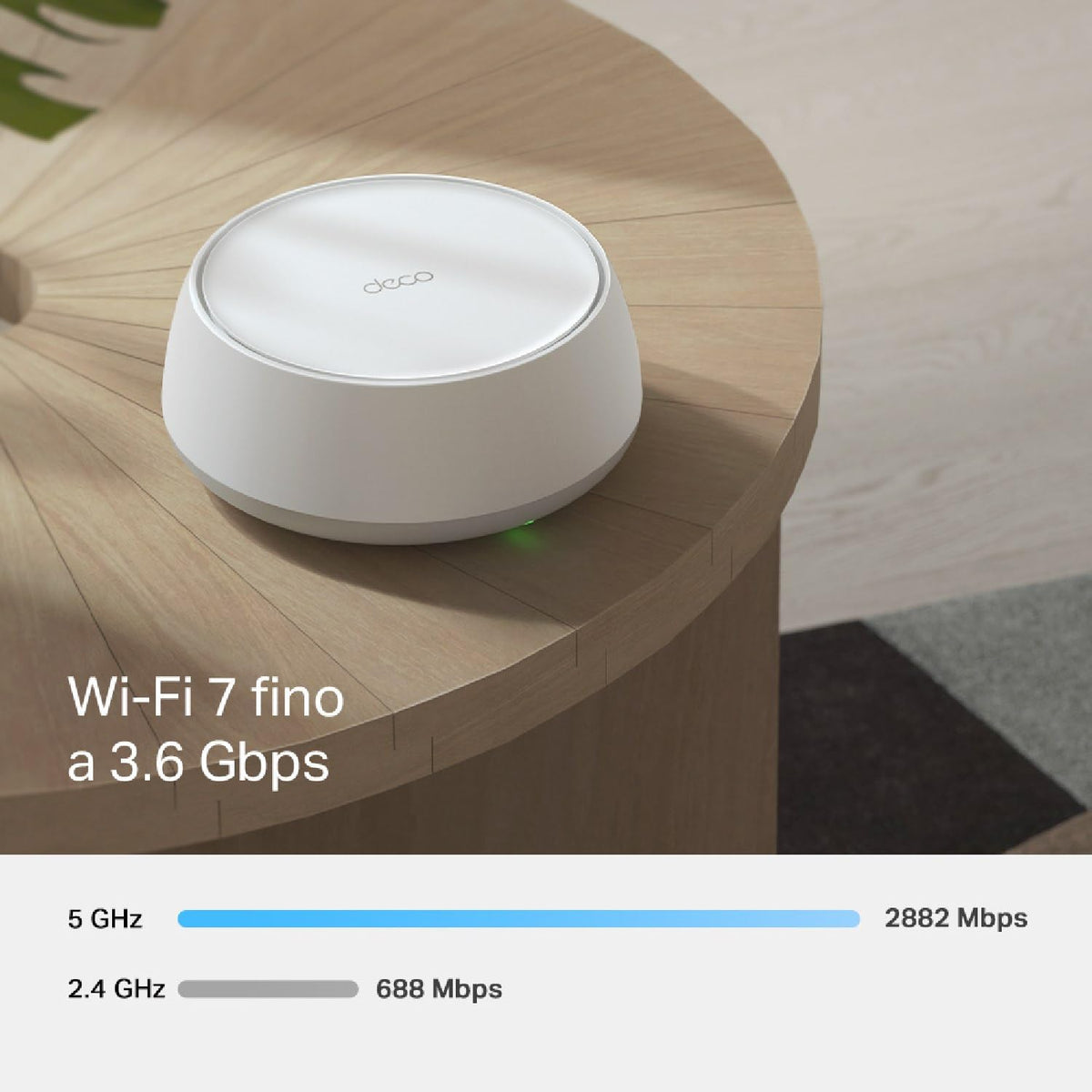 TP-Link Deco Mesh WiFi 7, up to 3.6 Gbps, Pack of 1, Deco BE3600