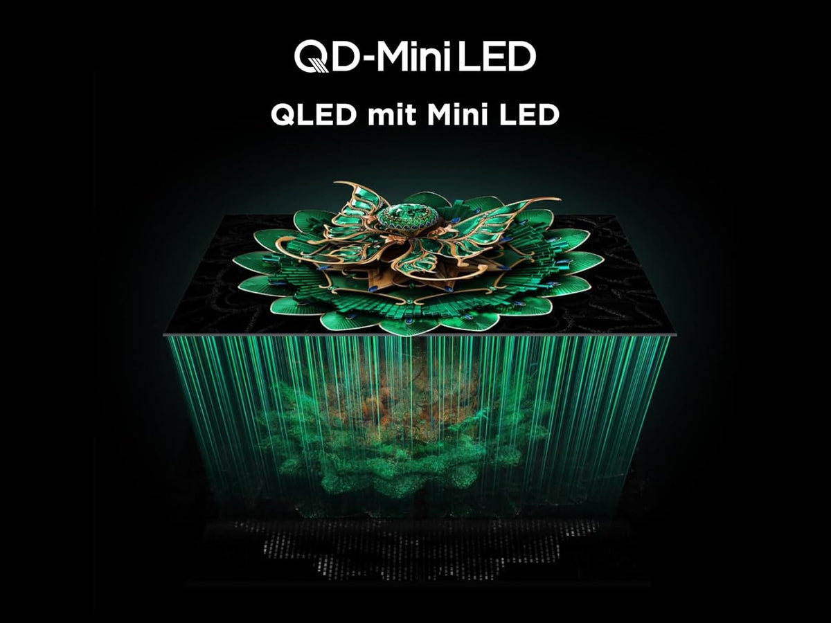 TCL 65C7K 65 Zoll QD-Mini LED Fernseher, 4K HDR Premium 2600, Smart Google TV mit 144Hz Motion Clarity Pro (Dolby Vision IQ & Atmos, CrystGlow HVA Panel, Audio von Bang & Olufsen, Game Master)