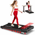 CHAOKE Walking Pad Laufband mit 9% Steigung, 10 km/h Schreibtischlaufband für Zuhause und Büro, 2,75 PS leiser Motor, Bis zu 150 kg Belastbarkeit, 12 HIIT-Programmen und Fernbedienung