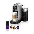 Nespresso Krups XN761B Citiz&Milk Kaffeekapselmaschine | automatischen Standby-Modus | 1260W | Wassertankkapazität: 1L | Pumpendruck: 19 Bar | silber