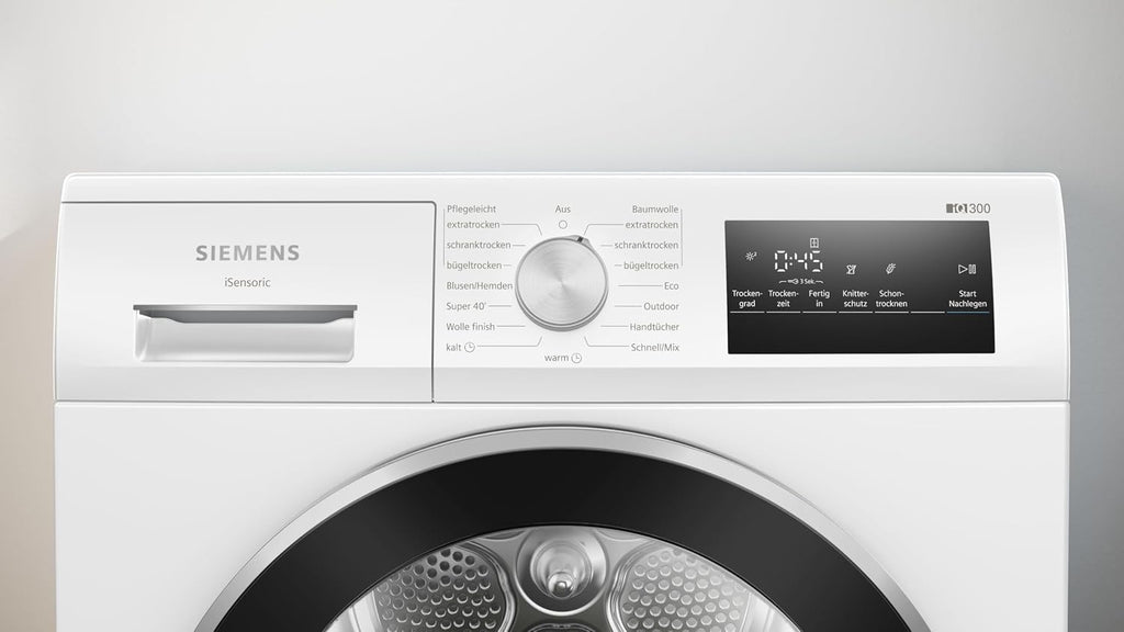 Siemens iQ300 Wärmepumpentrockner 8 kg autoDry WT45HV0EM