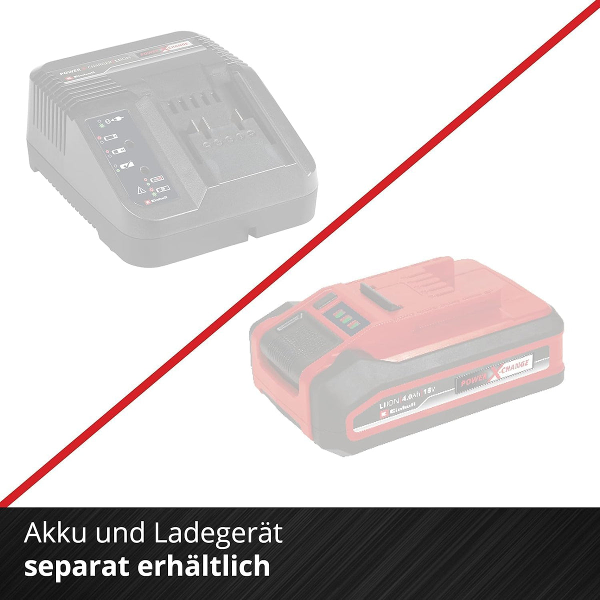 Einhell HYPRESSO 18/24-1 Akku-Druckwaschergun, 24 bar, 240 L/h, PXC, Solo, Rot