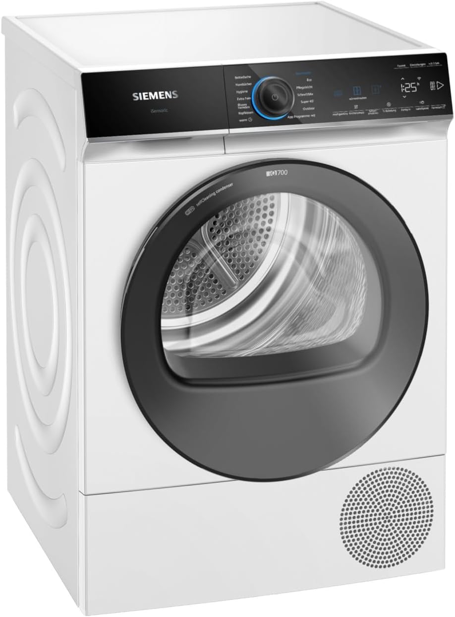 Siemens iQ700 Smarter Wärmepumpentrockner 9 kg selbstreinigend WQ46B2D0AM