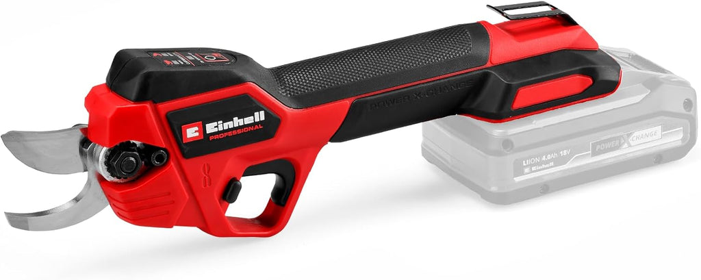 Einhell Professional Cordless Pruning Shears GP-LS 18/28 Li BL-Solo Power X-Change (18V, Adjustable Cutting Capacity, Max Branch Thickness 28mm, Bypass Blades, Belt Clip, Without Battery)