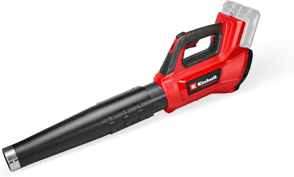 Einhell Professional Cordless Leaf Blower GP-LB 36/230 Li E BL-Solo Power X-Change (36 V, Airflow 230 km/h, Word without Carbon, Speed Control, Tube in 3 Parts, Without Battery)