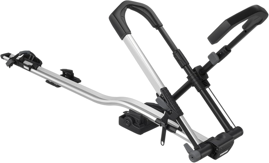 Thule 599001 Fahrradhalter, 20 kg, Vorderradhalterung, Karbonrahmen, Seitenwechsel, Schwarz