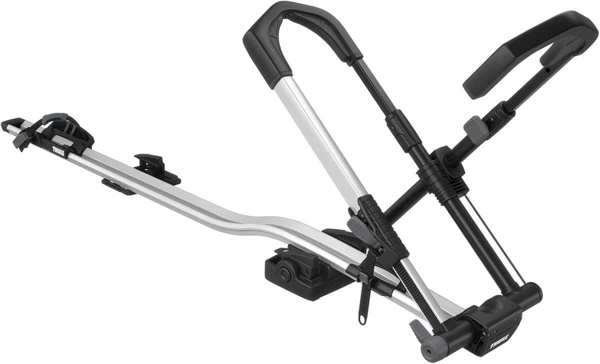Thule 599001 Fahrradhalter, 20 kg, Vorderradhalterung, Karbonrahmen, Seitenwechsel, Schwarz