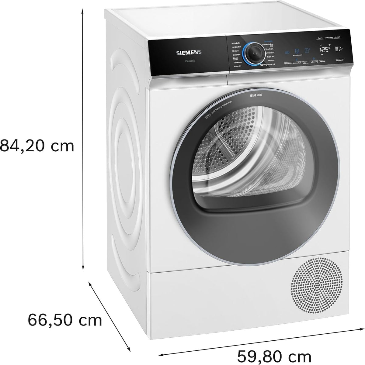 Siemens iQ700 Smarter Wärmepumpentrockner 9 kg autoDry WQ45B2B40