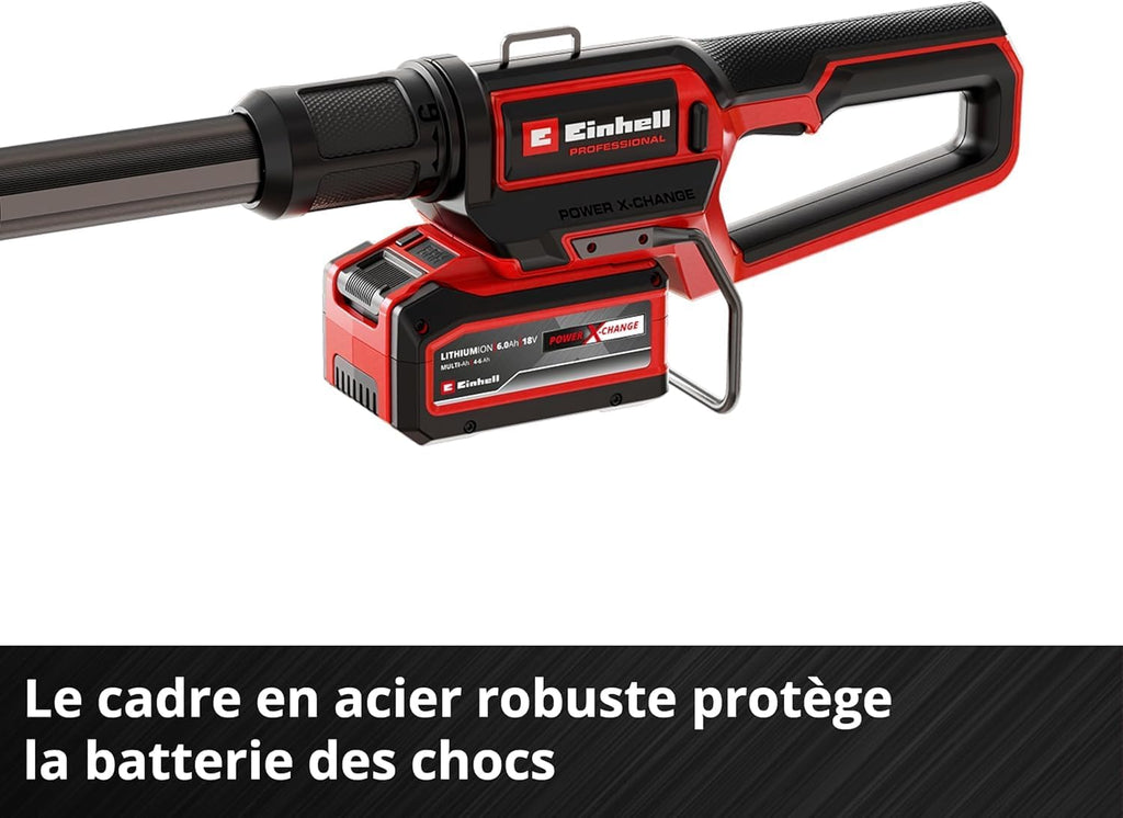 Einhell Professional GP-HC 18/5020 Li T BL-Solo Power X-Change Cordless Multi-Tool (18 V, Carbonless Motor, Hedge Trimmer 50 cm, Pruner 18 cm, Telescopic Handle, Without Battery)