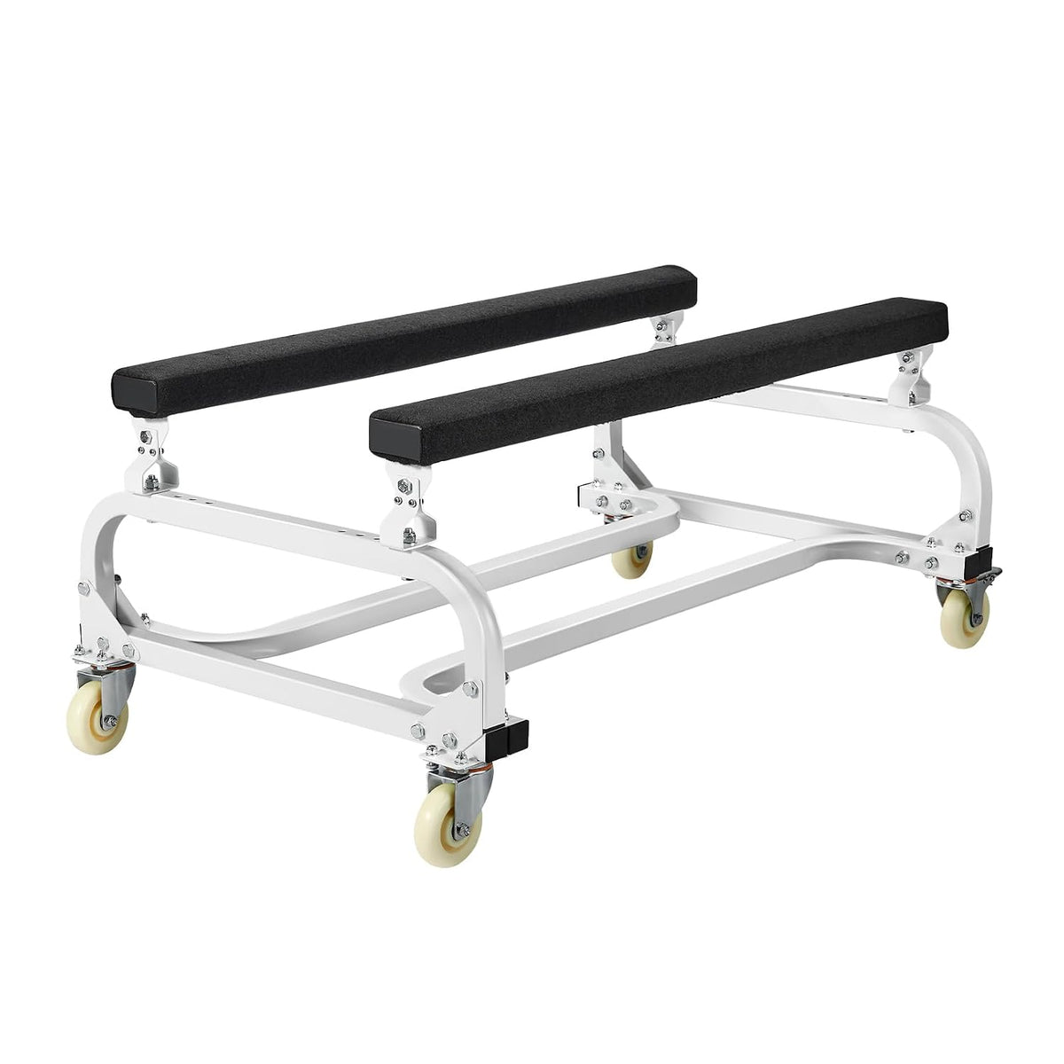 VEVOR Jet Ski Trolley, 454kg Capacity, Jet Ski Stand for Moving Boats, Heavy Duty Travel Cart, Adjustable Berth, 4 Casters, 2 Brakes, for Kayaks, Hovercraft